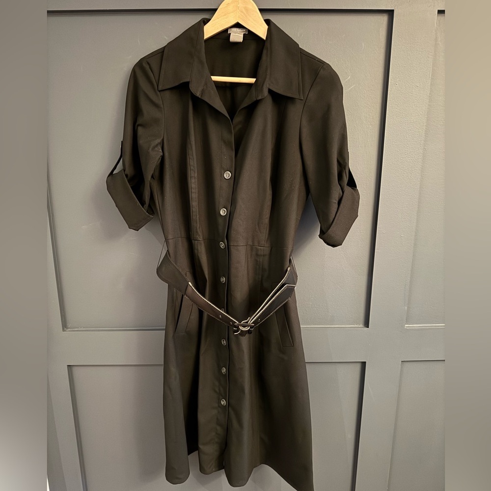 Ann Taylor Shirt Dress with Belt
